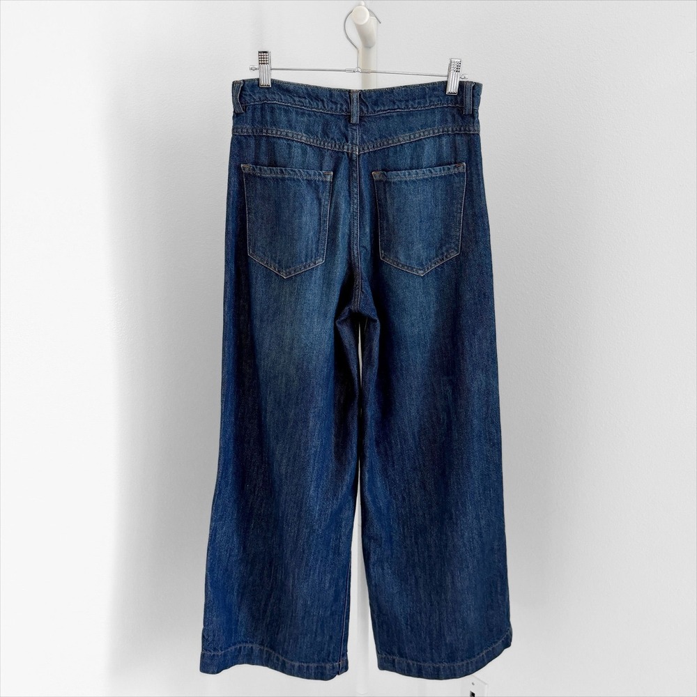 Banana Republic Size 4/27 Jeans Wide Leg Denim - Picture 3 of 6